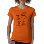 Marškinėliai Love Coffee Marškinėliai Love Coffee